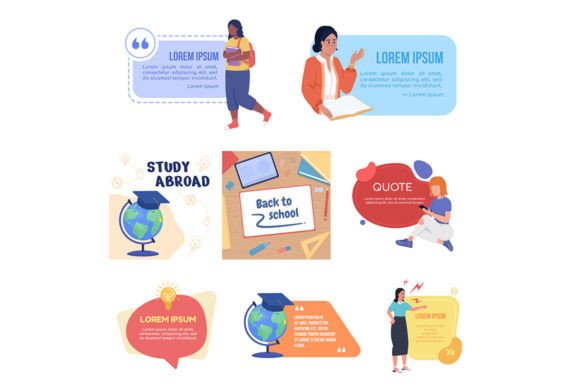 Back to School Card and Quote Templates: A Creative Resource for Educators and Designers