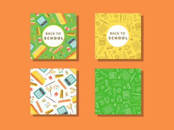 Back to School Illustration Pattern: A Versatile Design Resource