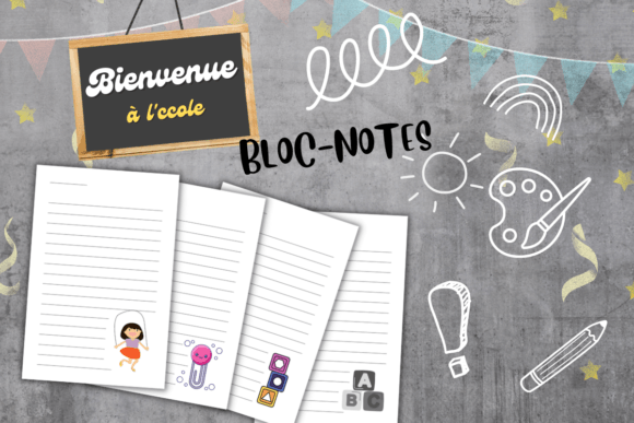 Back to School Notebook Interieur Eng fr: A Versatile Tool for Creativity and Organization