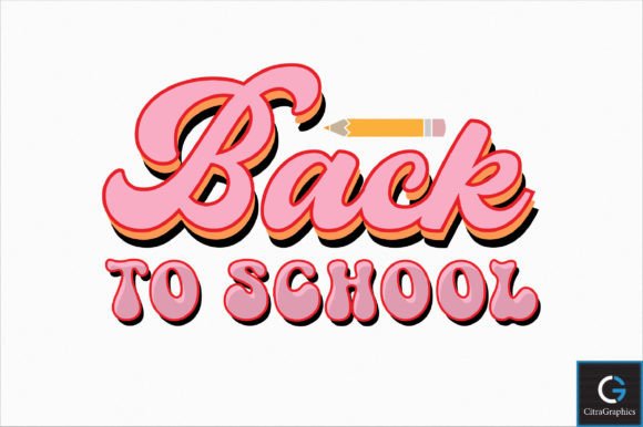 Back to School Retro Sublimation
