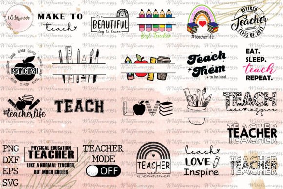 Back to School Teacher Gift SVG Bundle: A Creative Solution for Educators and Enthusiasts