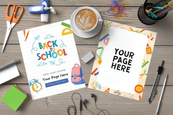 Kdp Back to School Pages Mockup: A Creative Tool for Digital Artisans