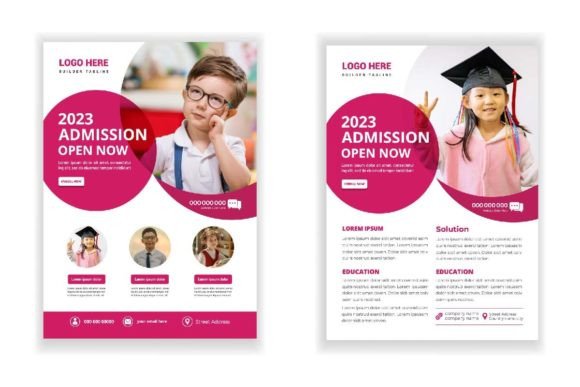 Kids Back to School Education Flyer