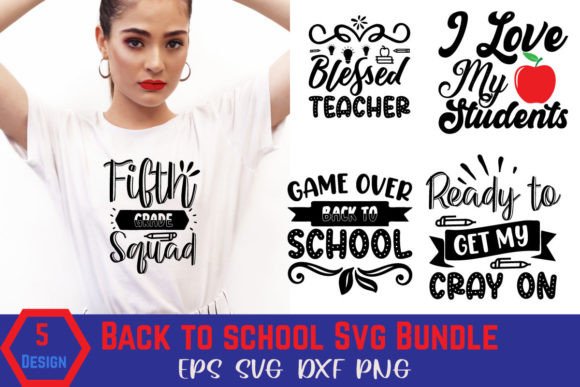 Maximize Your Creative Potential with the Back to School SVG T-shirt Bundle