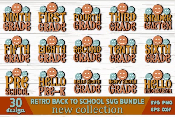 Retro Back to School SVG Bundle: A Creative Powerhouse for Modern Designers